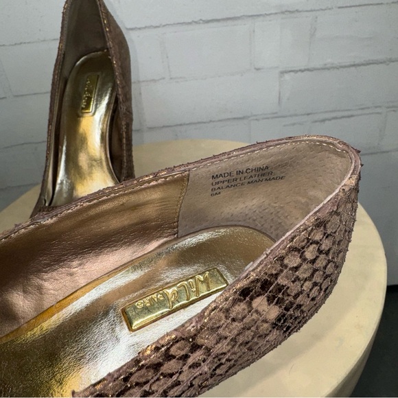 WildPair - metallic python chunky block heel platforms - Picture 11 of 13